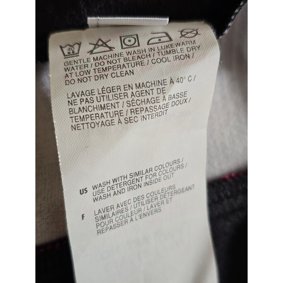 Puma Track Jacket Black Pink Stripe Full Zip Athletic Jacket Womens Size Small - Picture 7 of 9